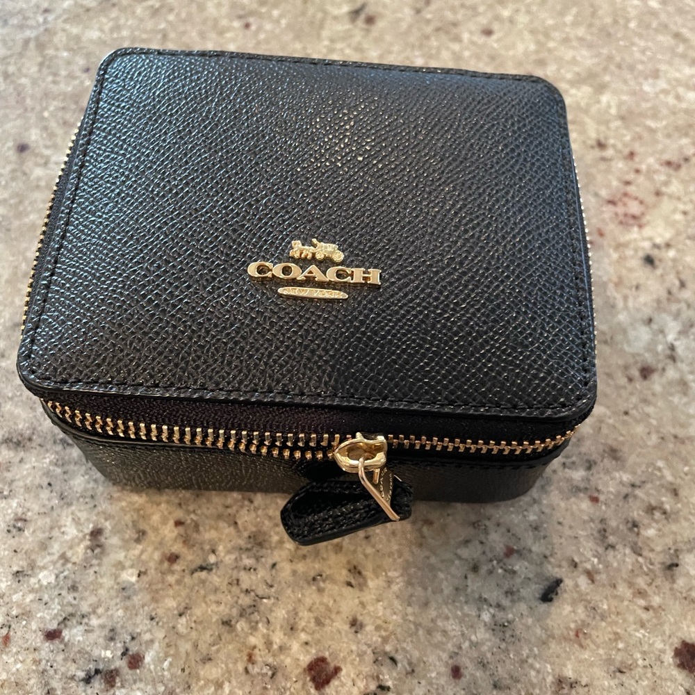 NWOT Coach travel jewelry box